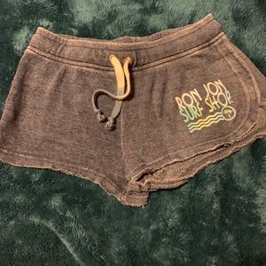 Ron Jon surf shop grey shorts. Size medium.